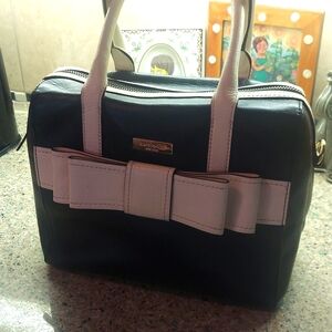 KATE♠️SPADE Alice Court Kaiya Leather Bow Satchel & Kate♠️Spade Bow Wallet Set